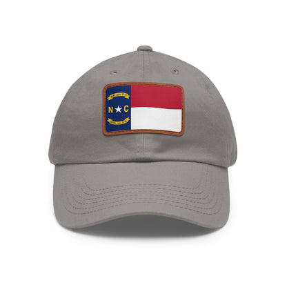 North Carolina Leather Patch Hat