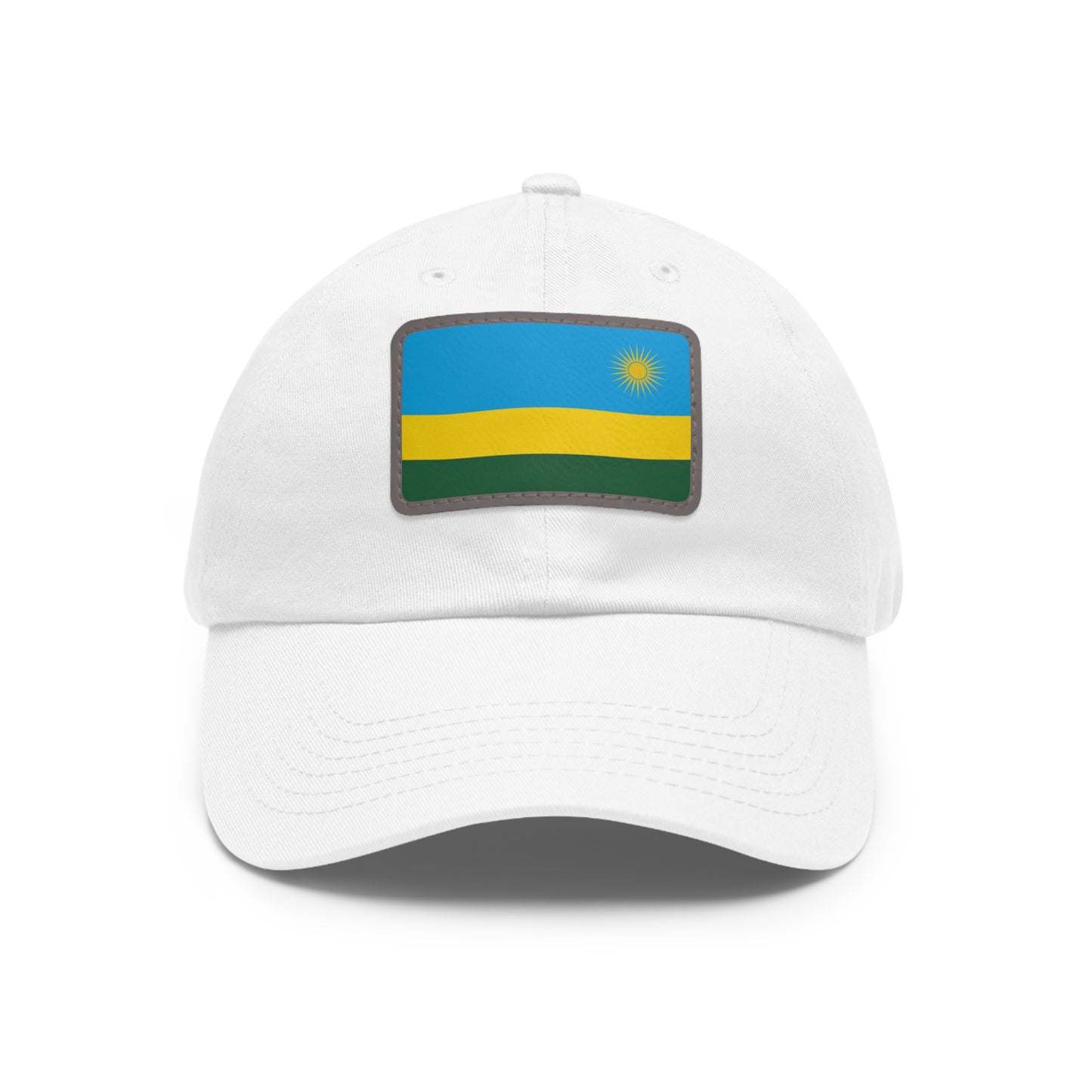 Rwanda Leather Patch Hat