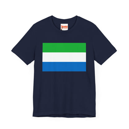 Sierra Leone Flag on T-shirt