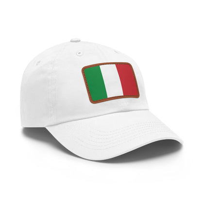 Italy Leather Patch Hat