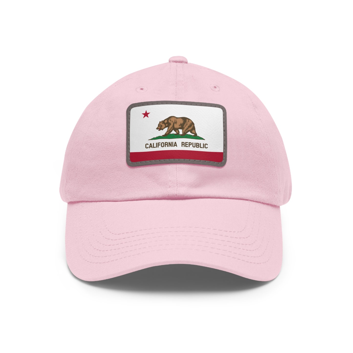 California Leather Patch Hat