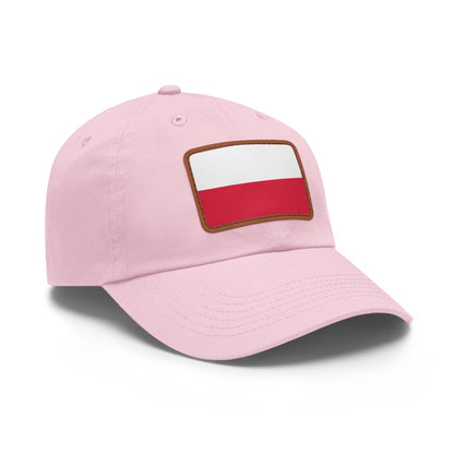 Poland Leather Patch Hat