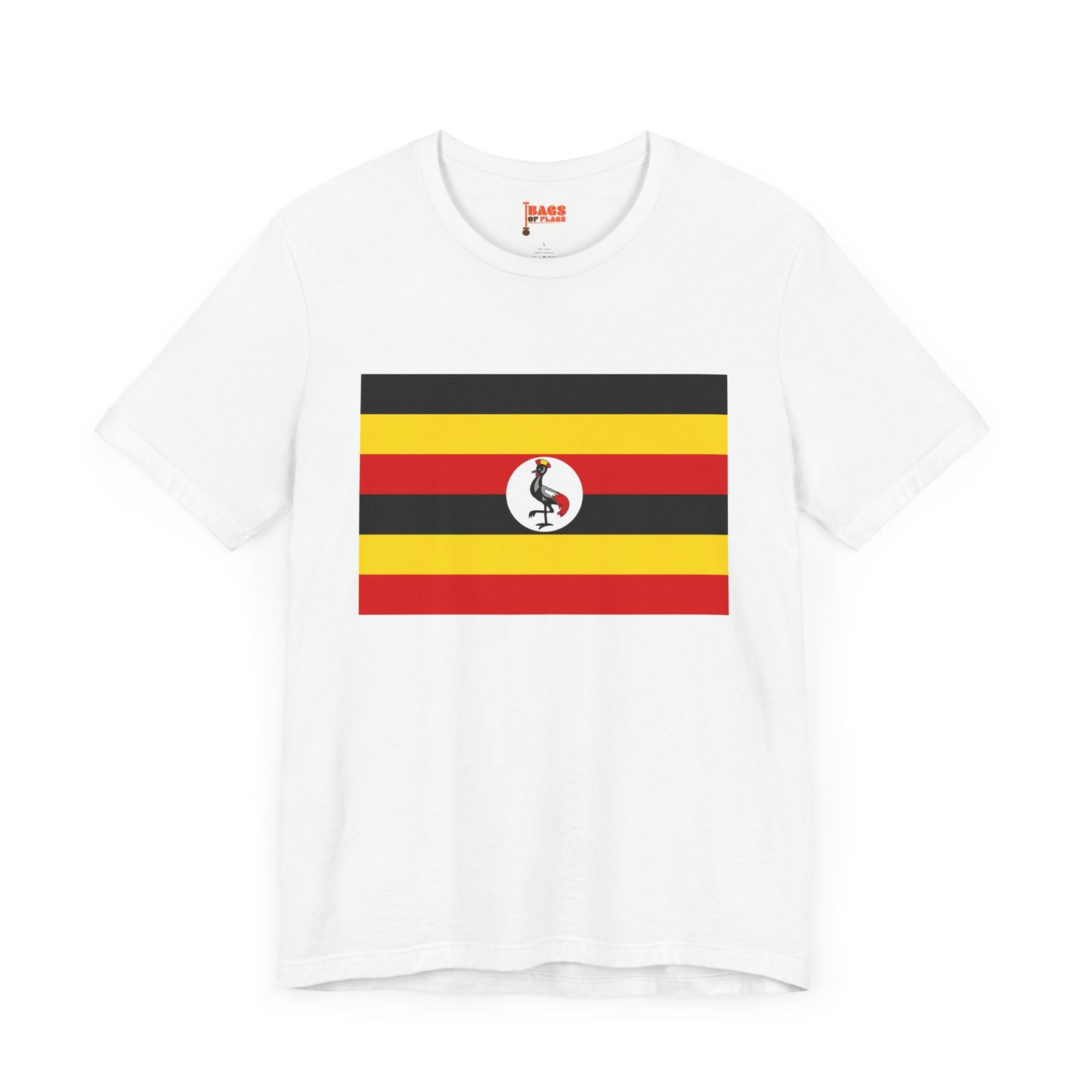 Uganda Flag on T-shirt