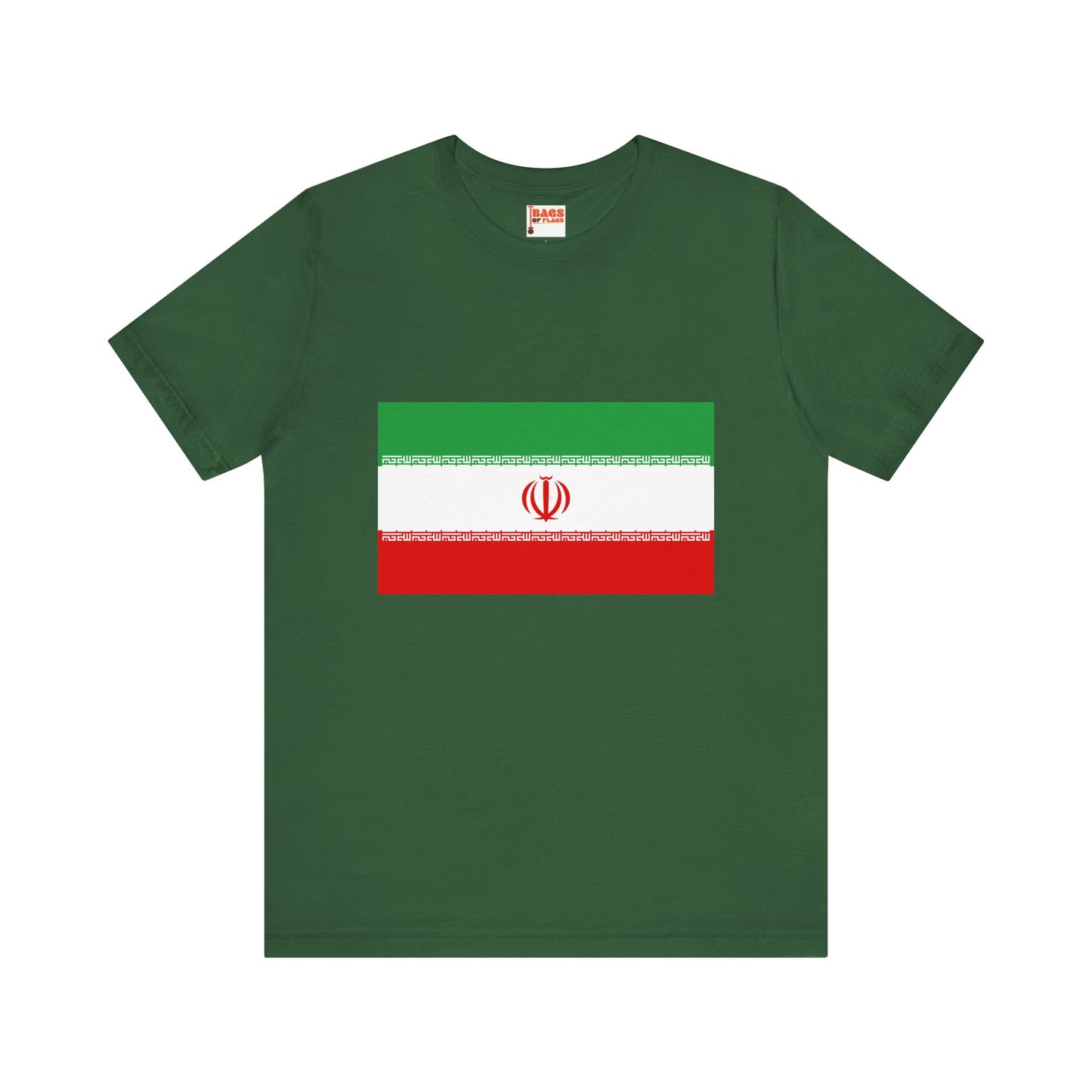 Iran Flag on T-shirt