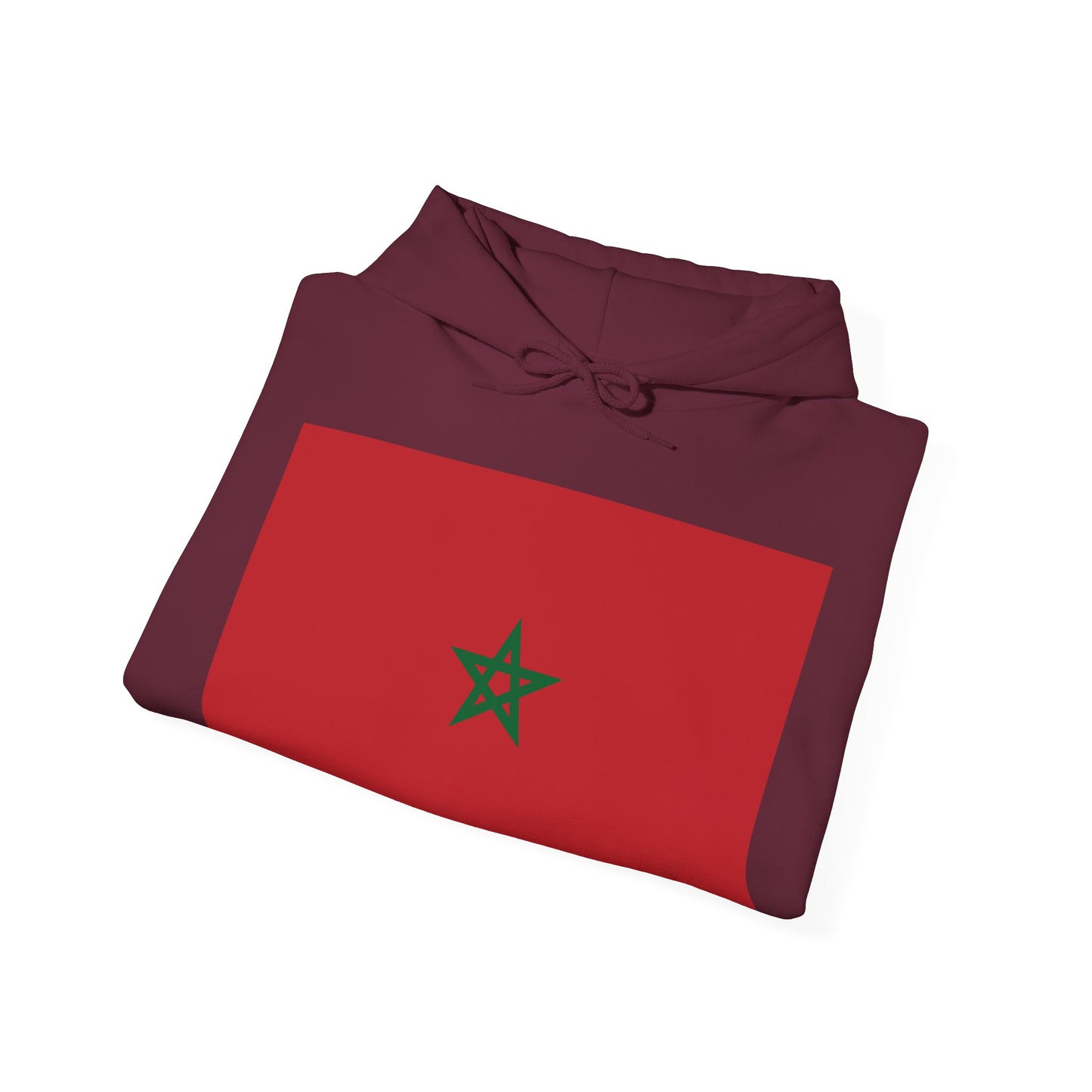 Morocco Flag on Hoodie