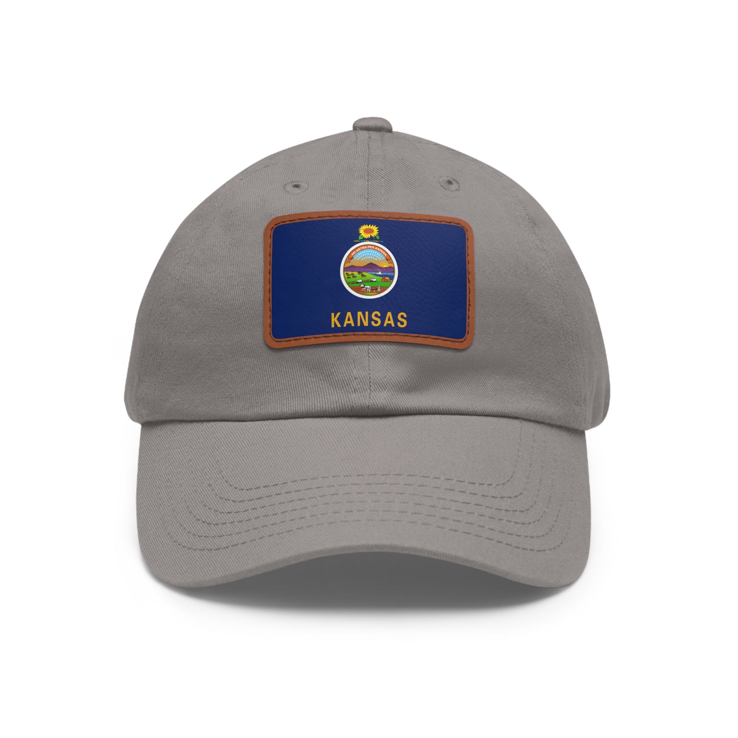 Kansas Leather Patch Hat