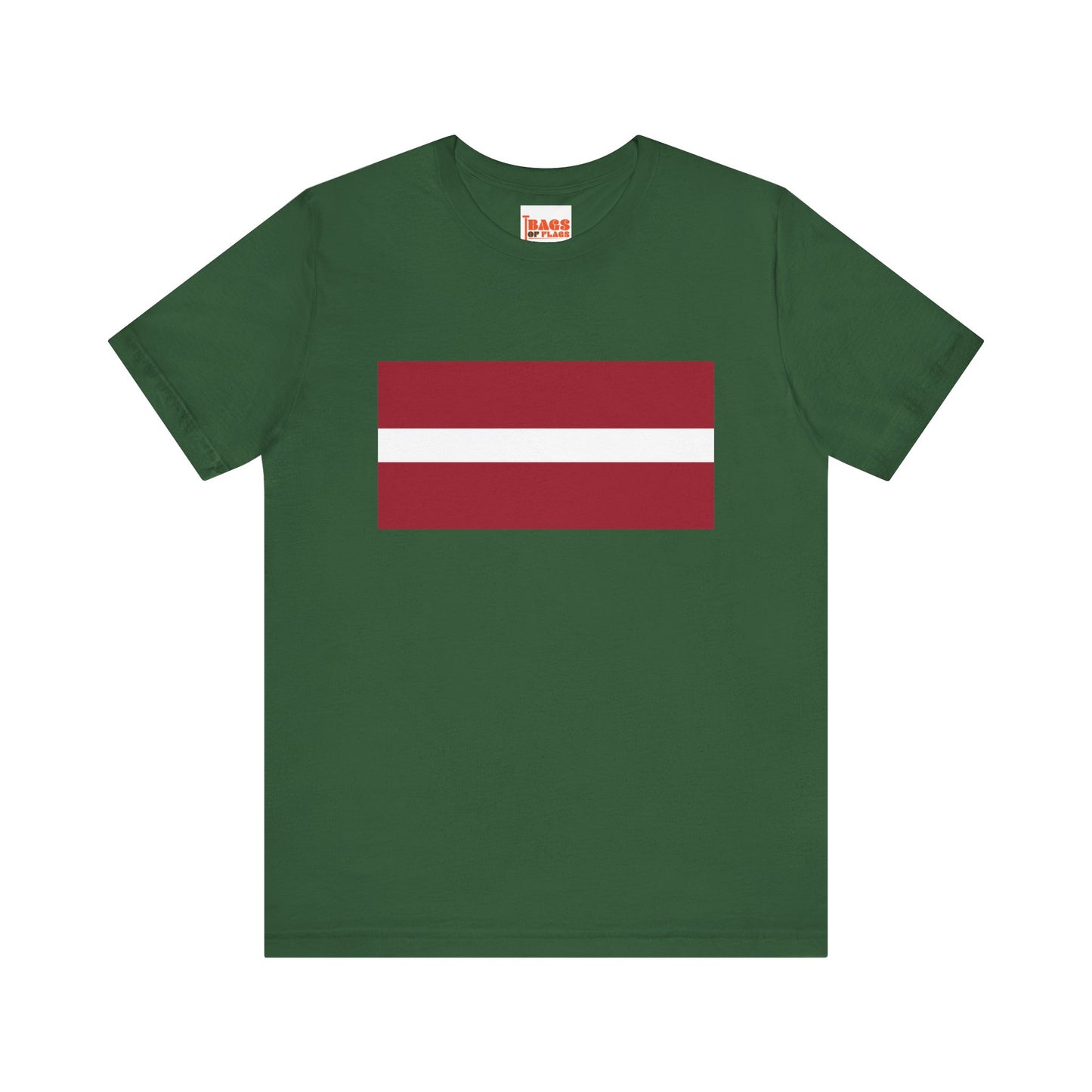 Latvia Flag on T-shirt
