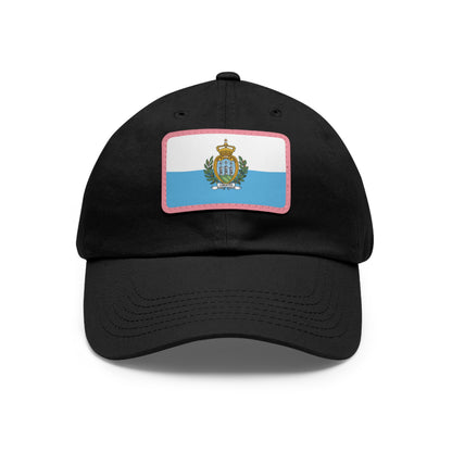 San Marino Leather Patch Hat