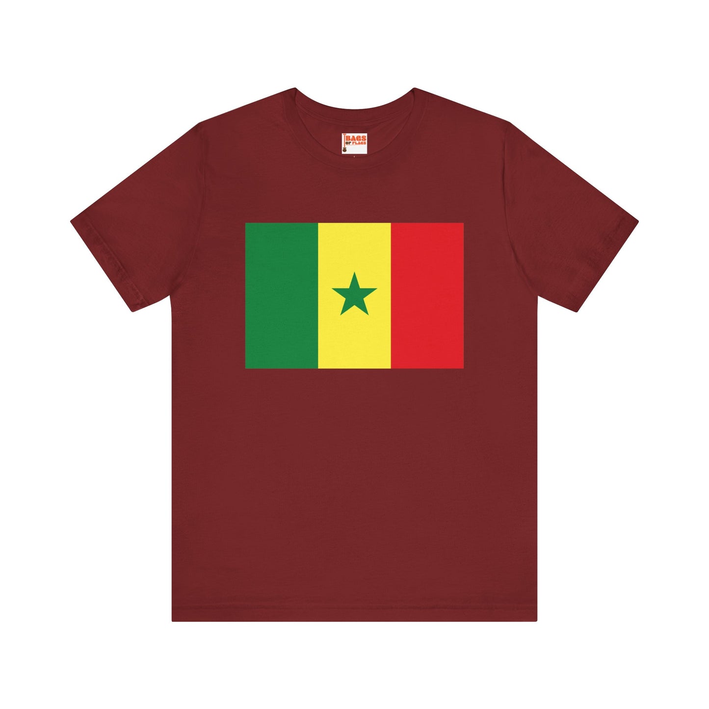 Senegal Flag on T-shirt