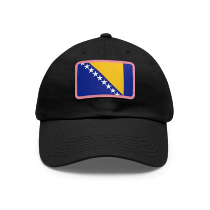 Bosnia and Herzegovina Leather Patch Hat