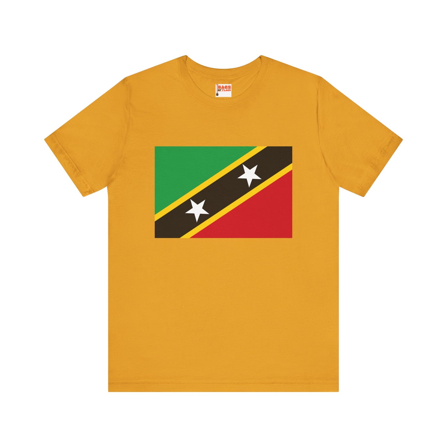Saint Kitts and Nevis Flag on T-shirt