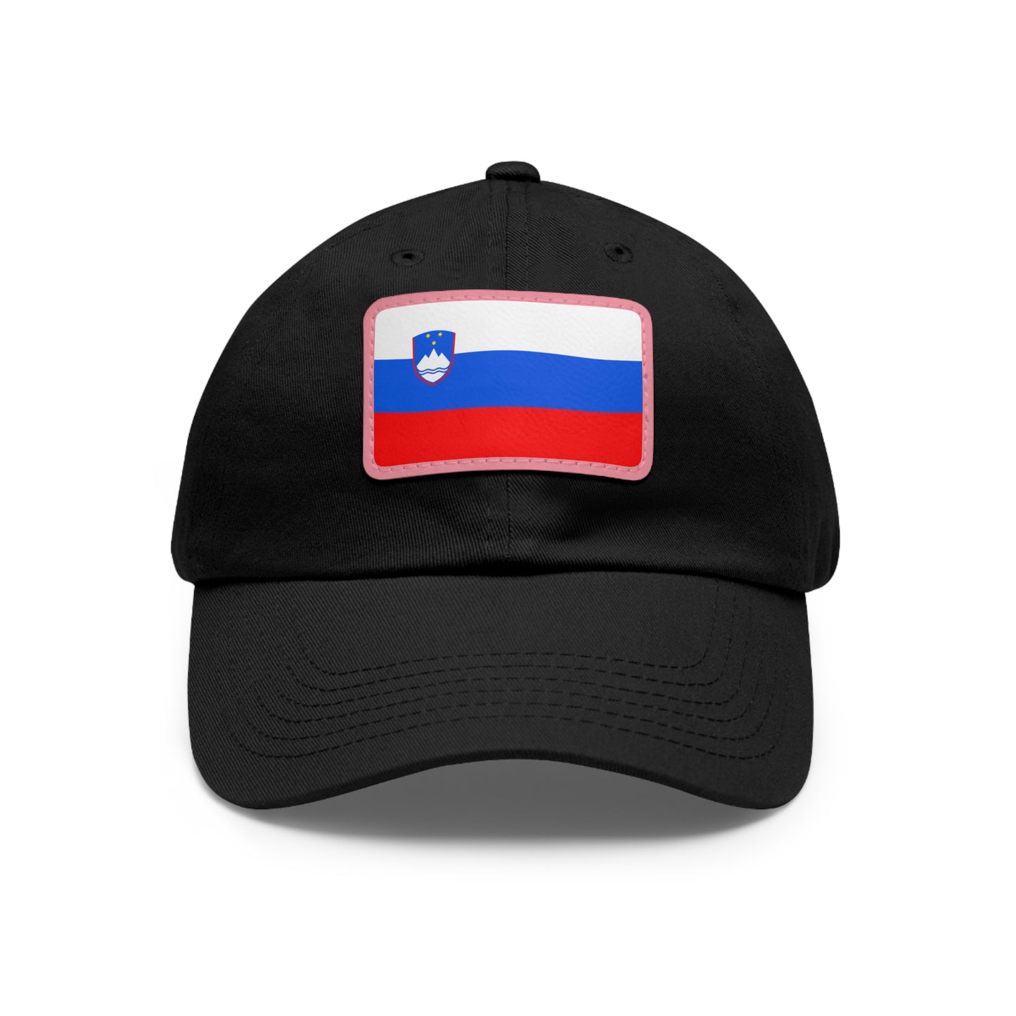 Slovenia Leather Patch Hat