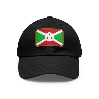 Burundi Leather Patch Hat