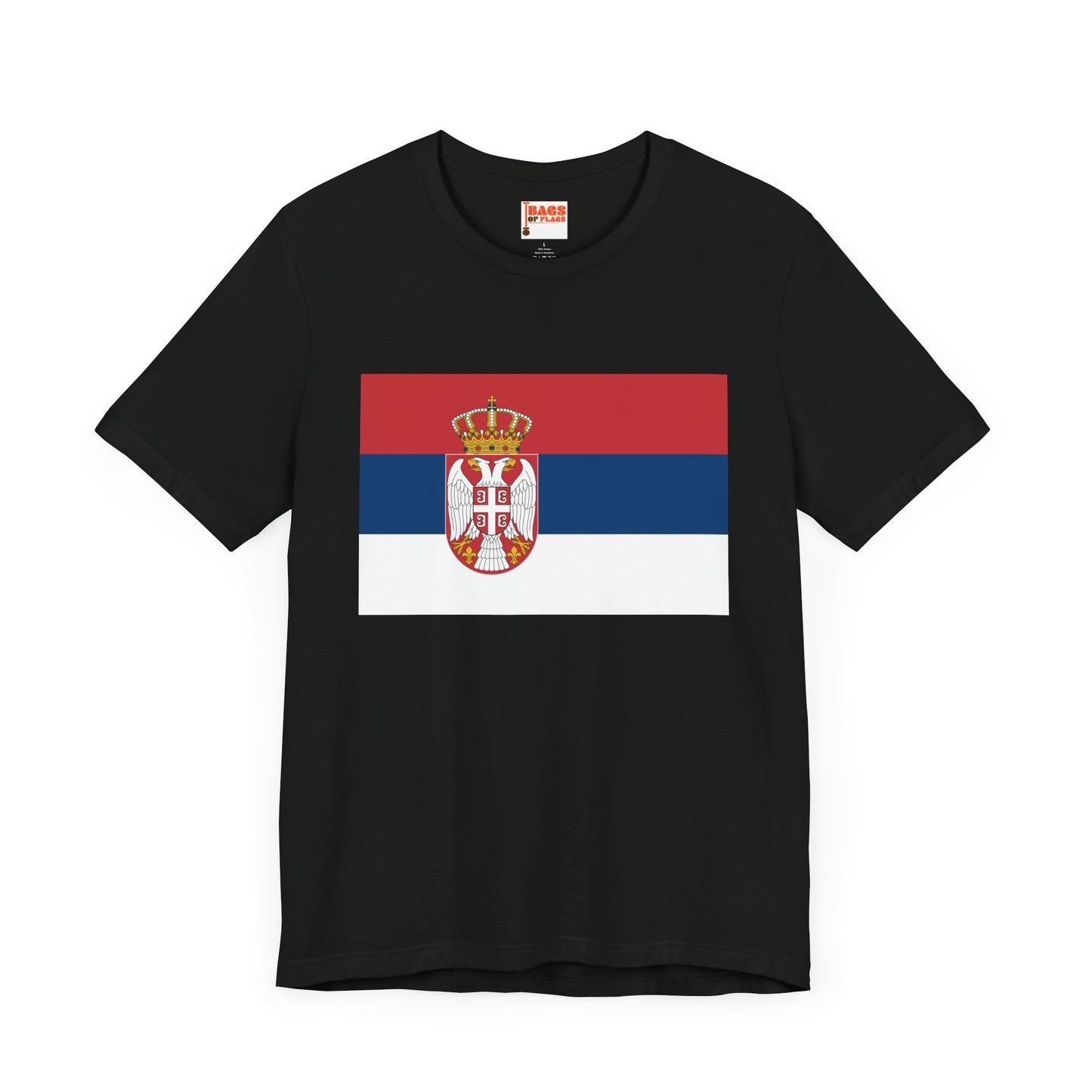 Serbia Flag on T-shirt