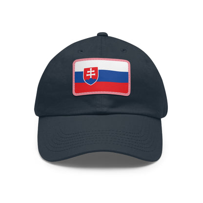 Slovakia Leather Patch Hat