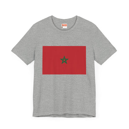 Morocco Flag on T-shirt