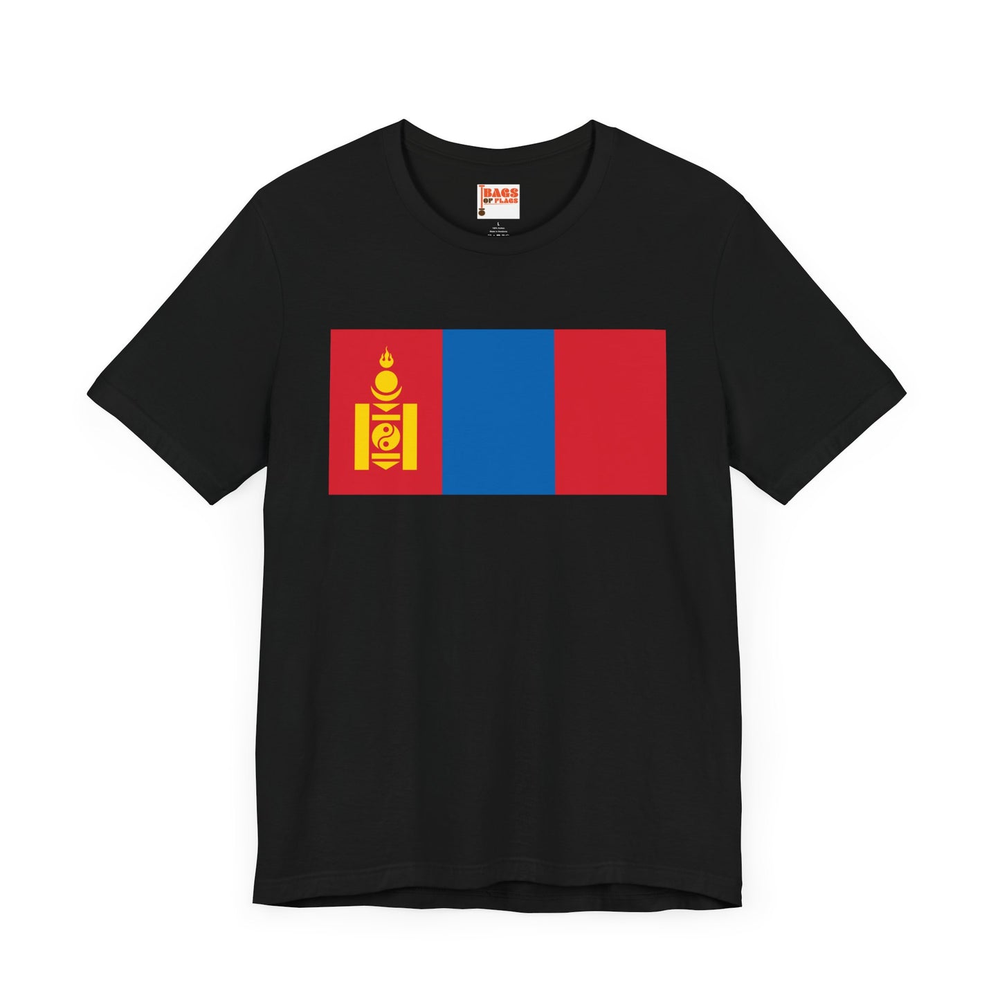 Mongolia Flag on T-shirt