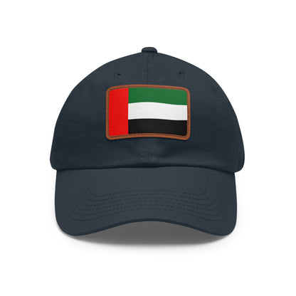 United Arab Emirates Leather Patch Hat
