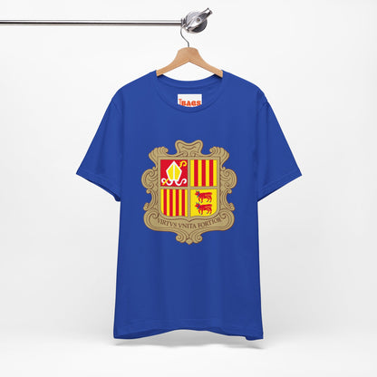 Andorra Coat-of-Arms Inspired T-shirt