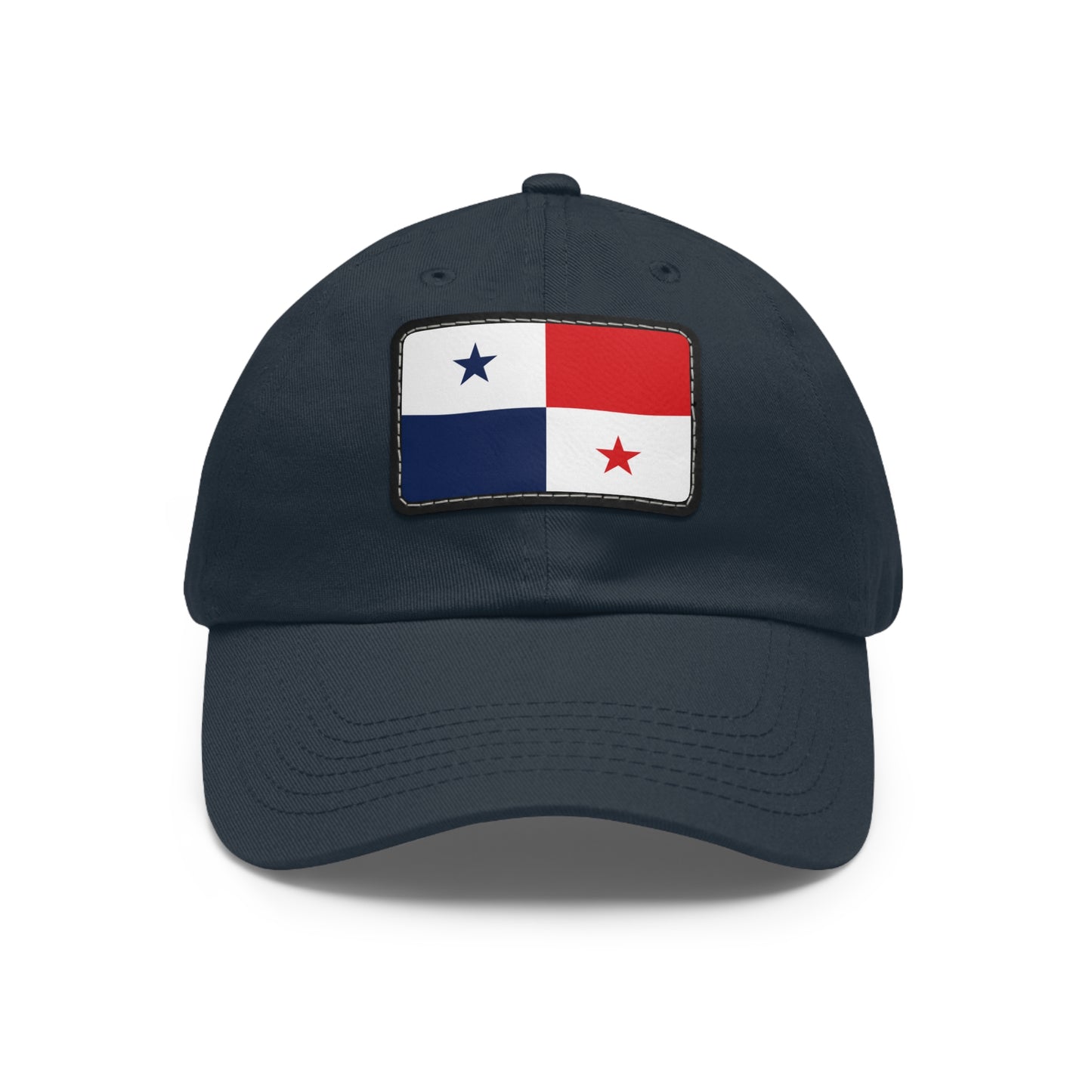 Panama Leather Patch Hat