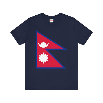 Nepal Flag on T-shirt