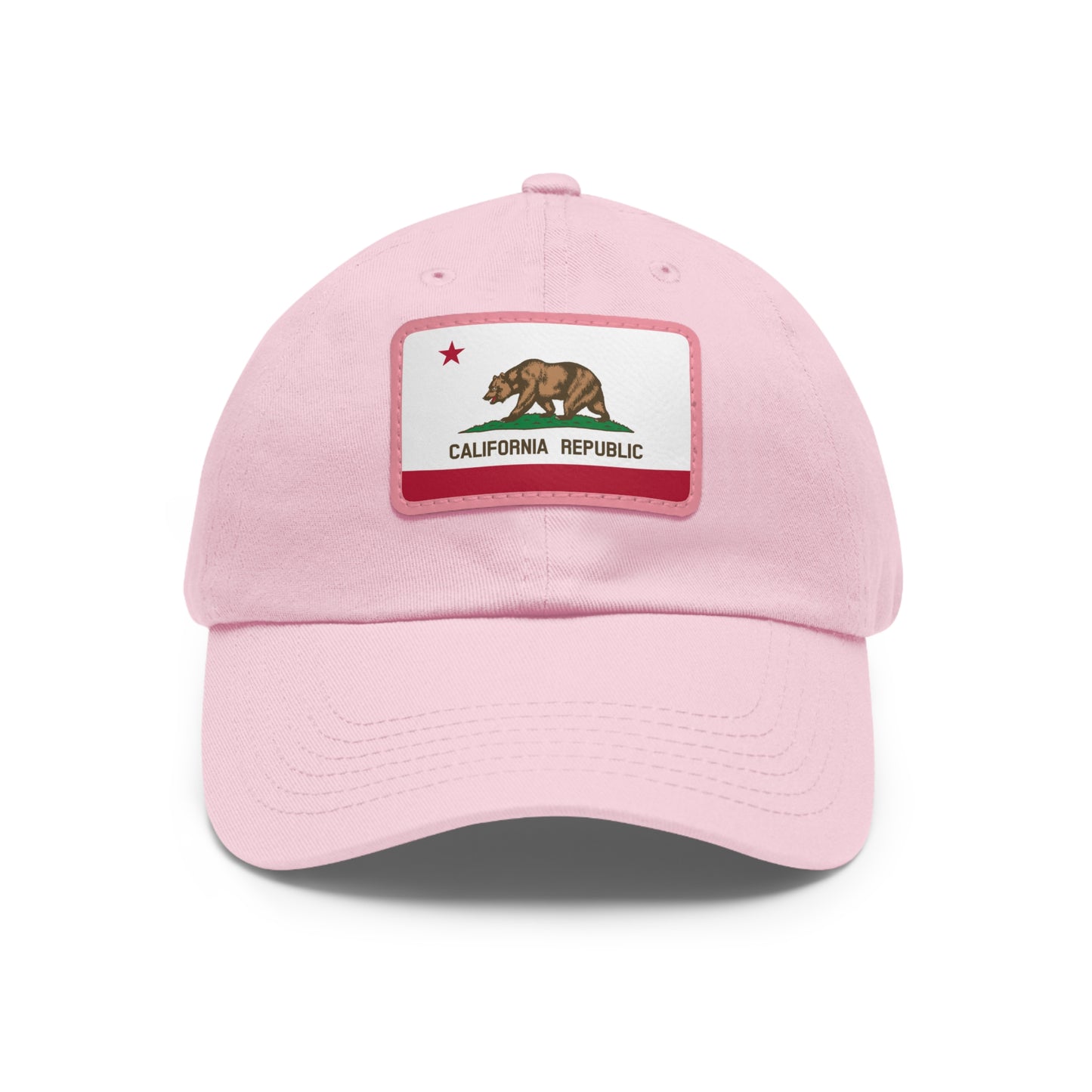 California Leather Patch Hat