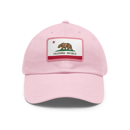 California Leather Patch Hat