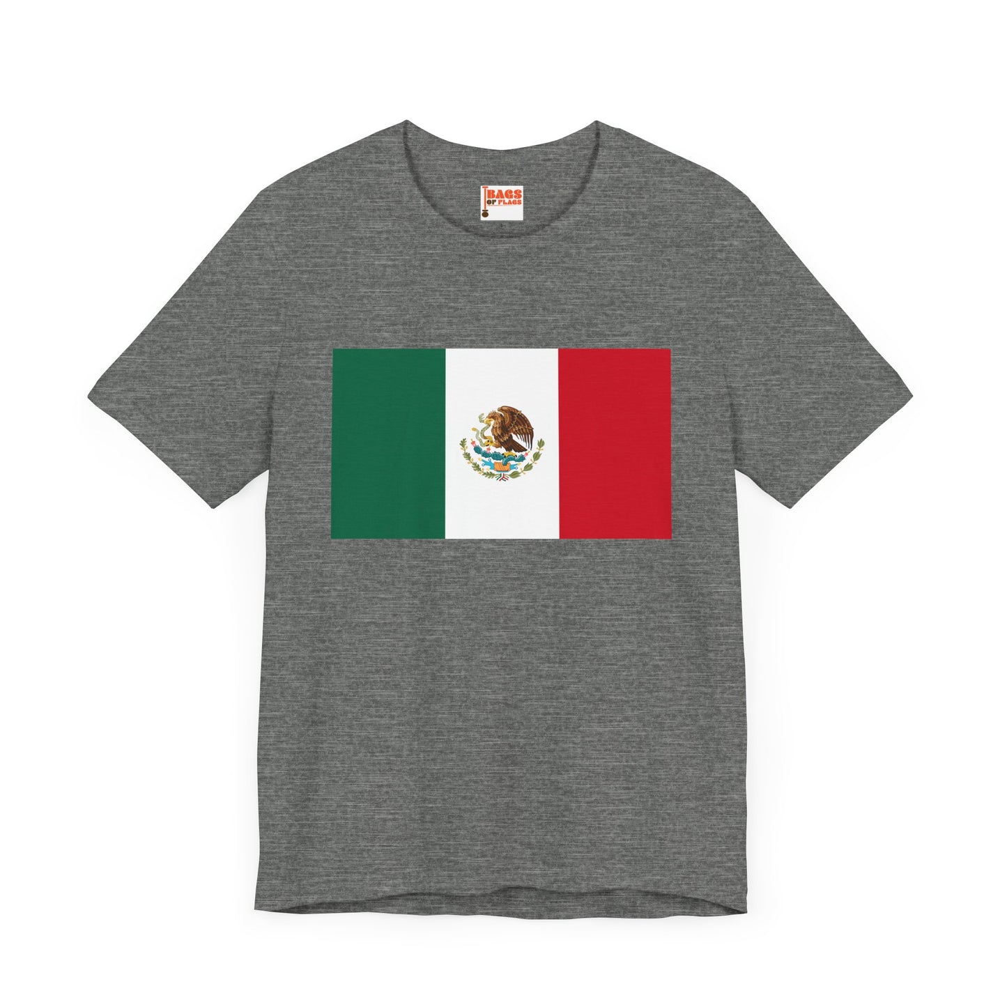 Mexico Flag on T-shirt