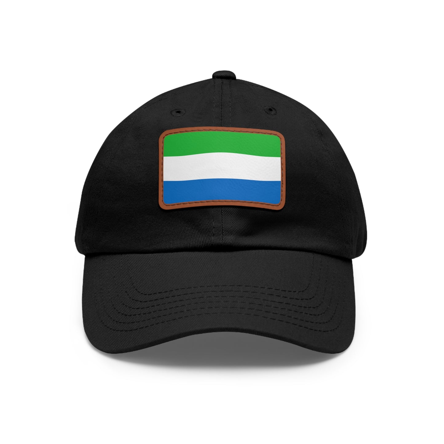 Sierra Leone Leather Patch Hat