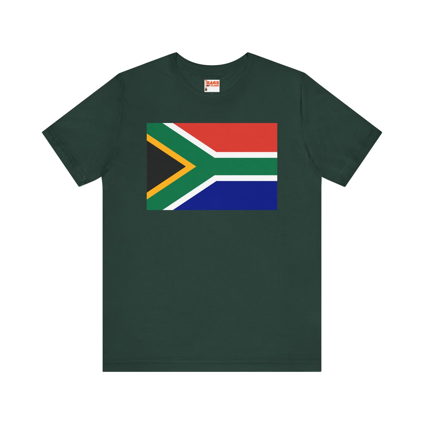 South Africa Flag on T-shirt