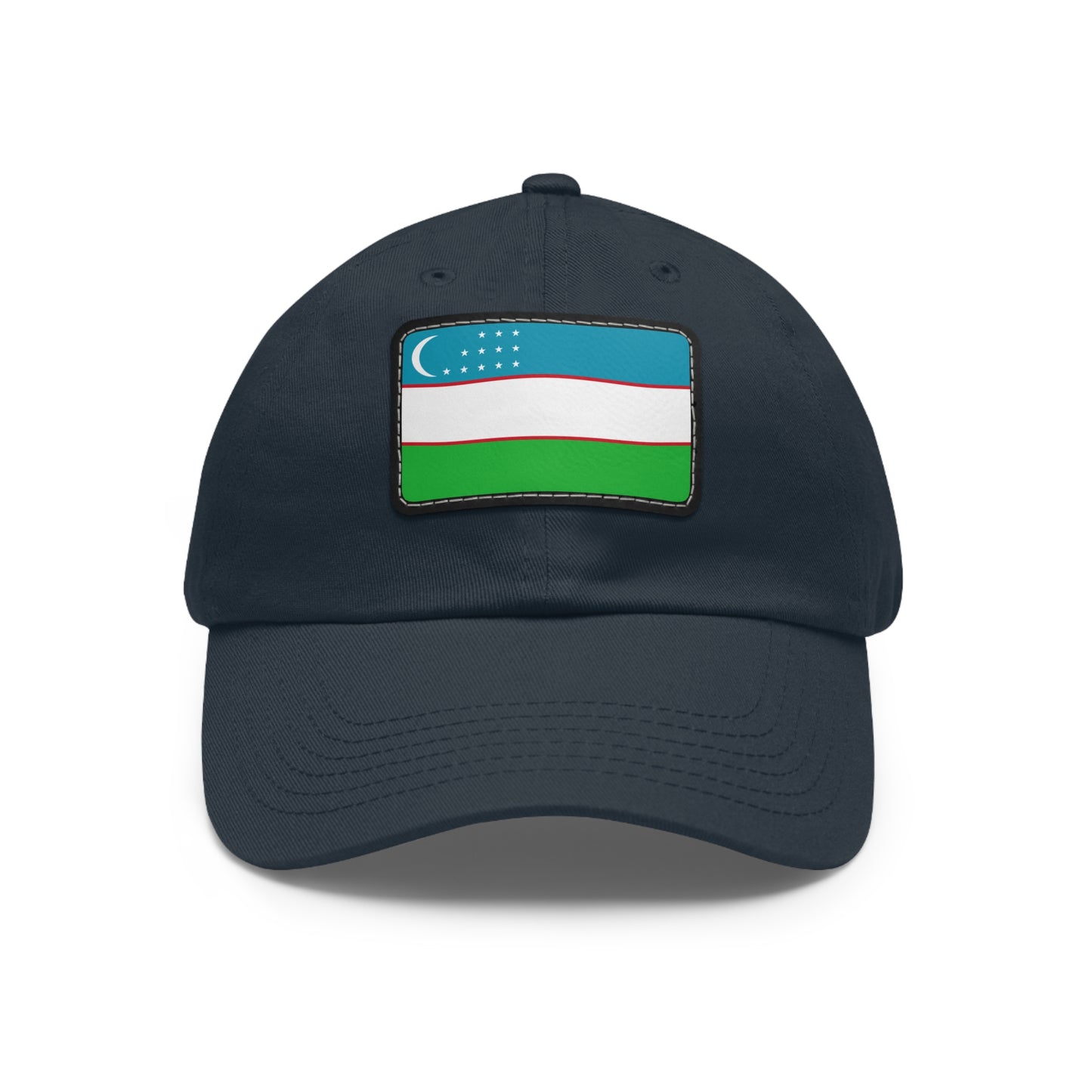 Uzbekistan Leather Patch Hat