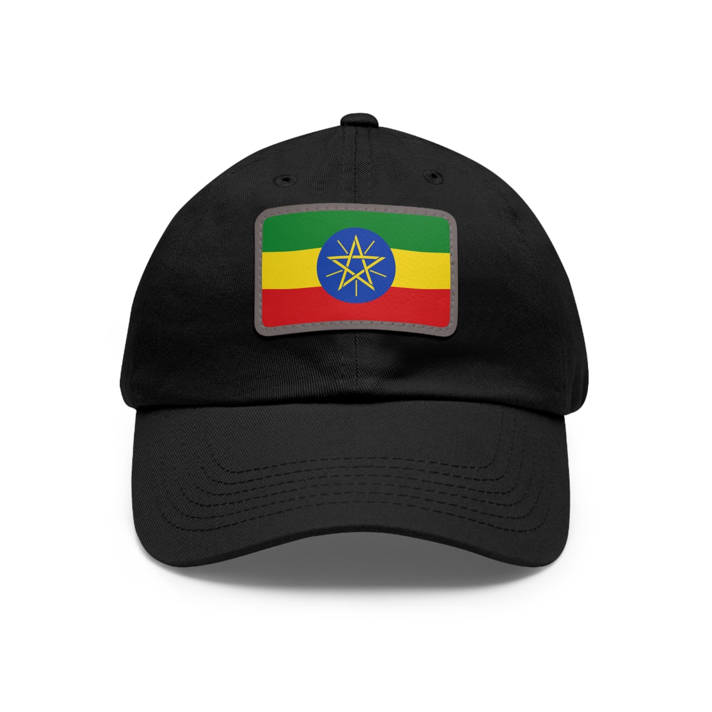 Ethiopia Leather Patch Hat