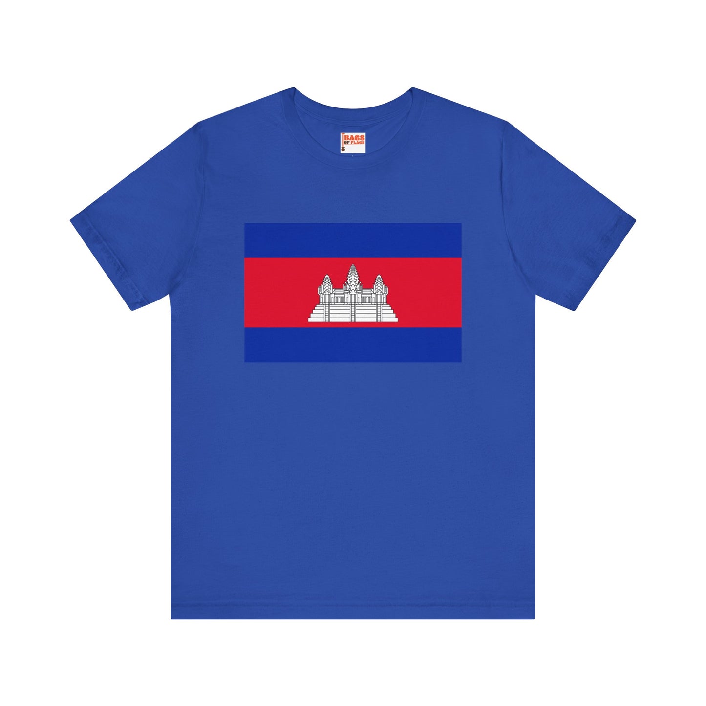 Cambodia Flag on T-shirt