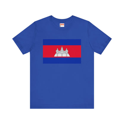 Cambodia Flag on T-shirt