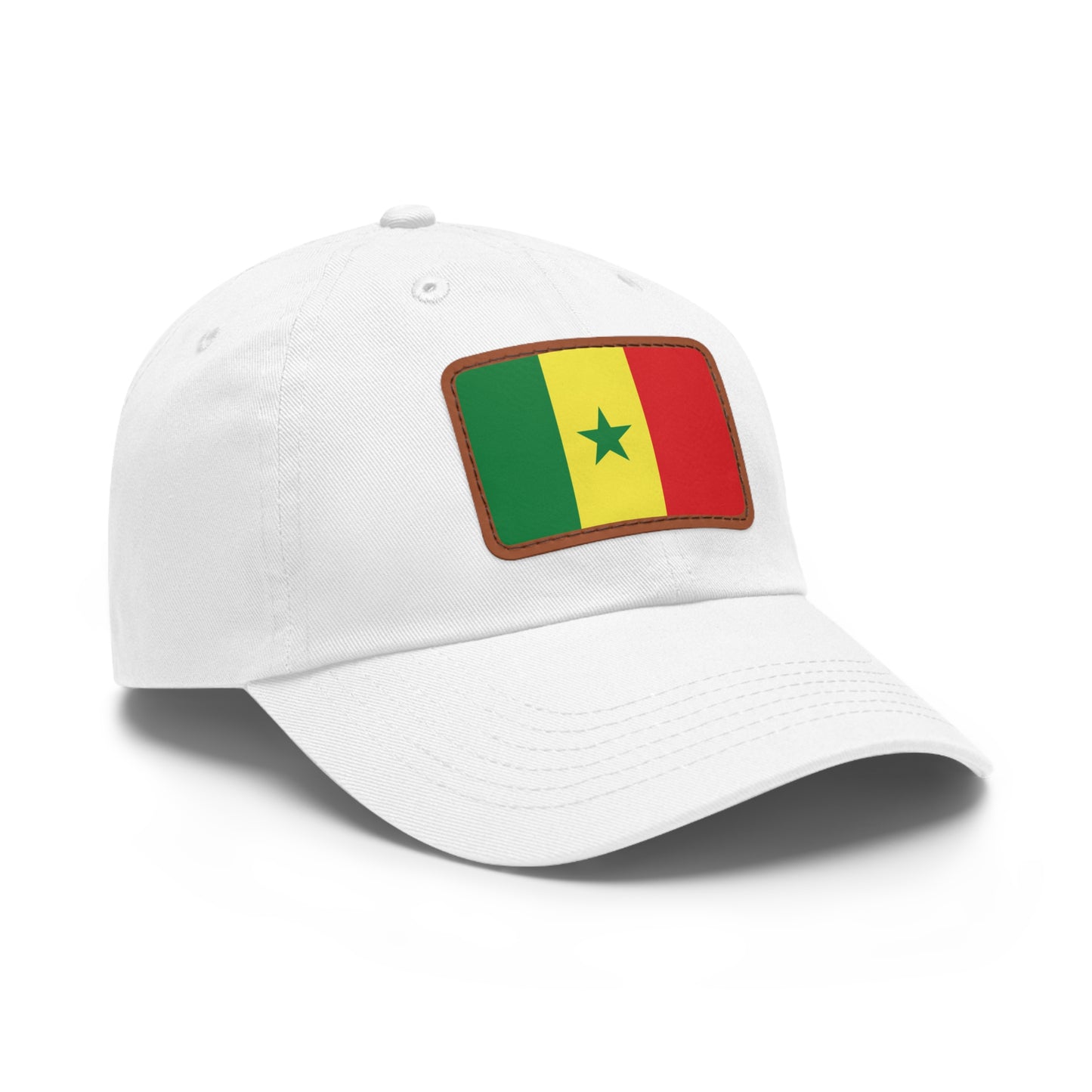 Senegal Leather Patch Hat