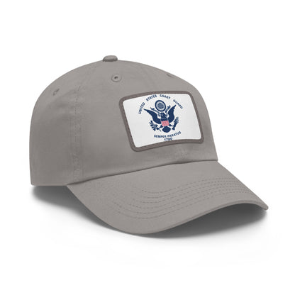 US Coast Guard Leather Patch Hat