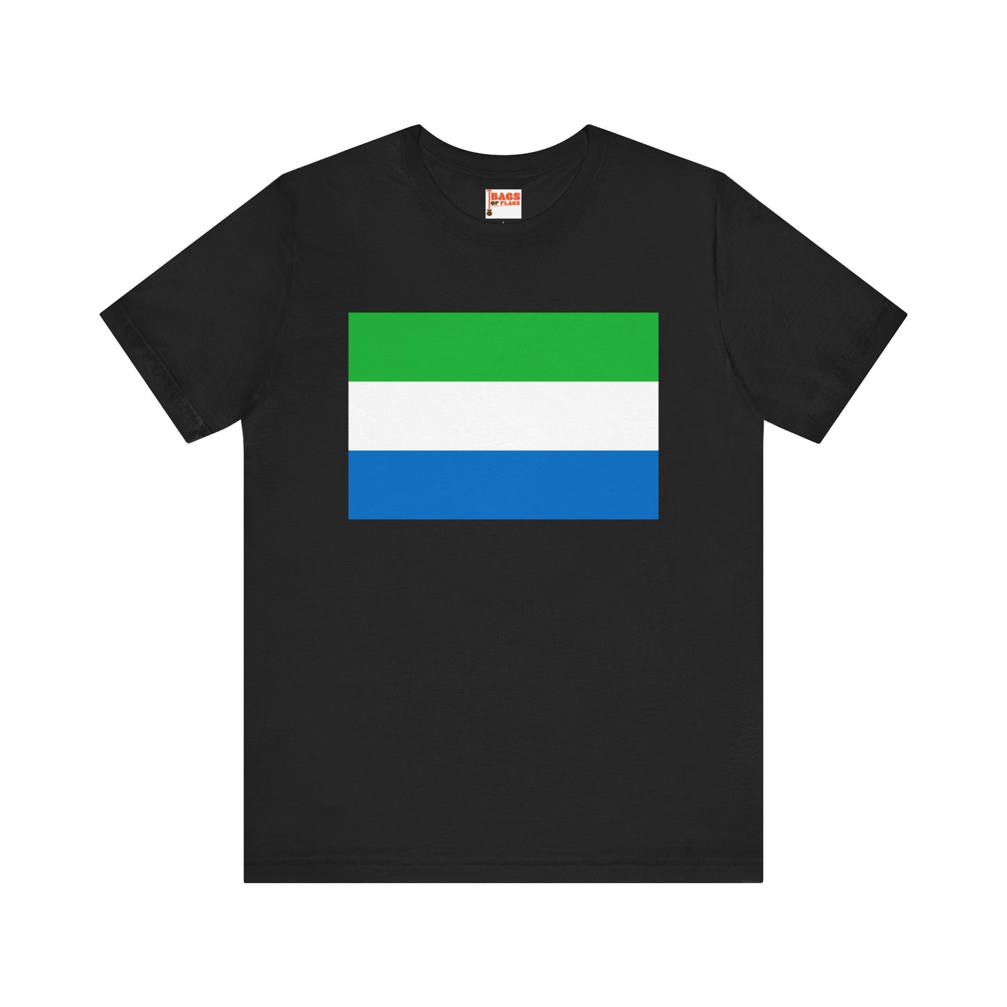 Sierra Leone Flag on T-shirt