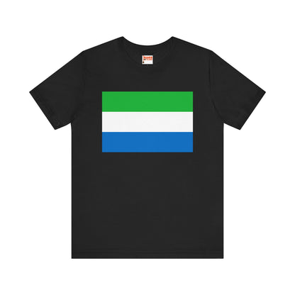 Sierra Leone Flag on T-shirt