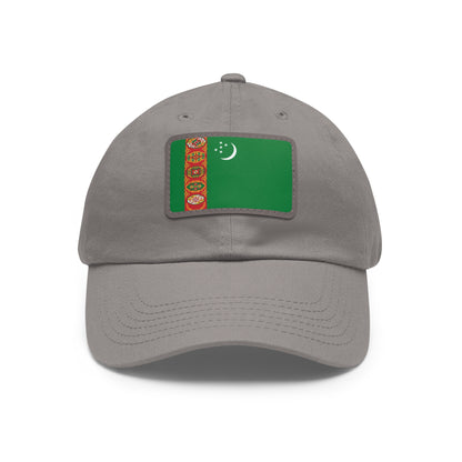Turkmenistan Leather Patch Hat