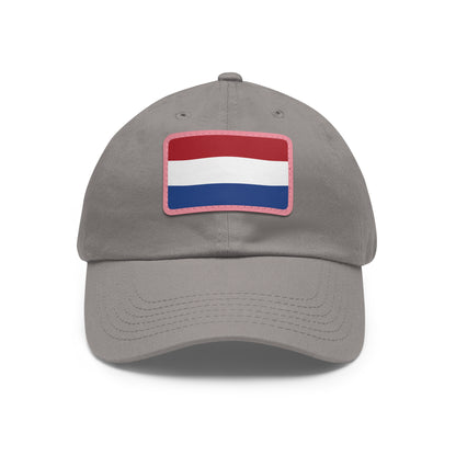 Netherlands Leather Patch Hat