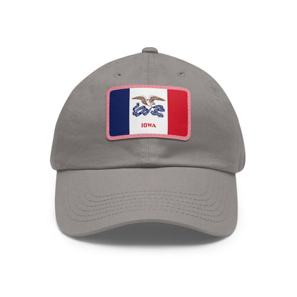 Iowa Leather Patch Hat
