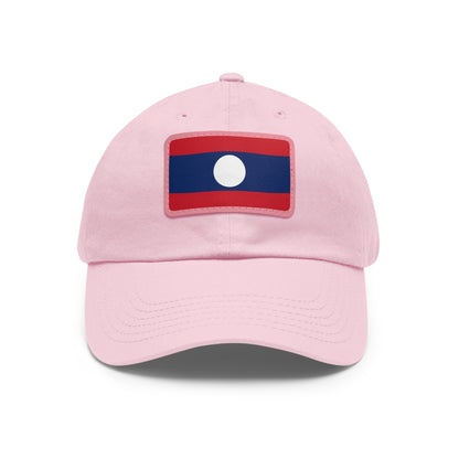 Laos Leather Patch Hat