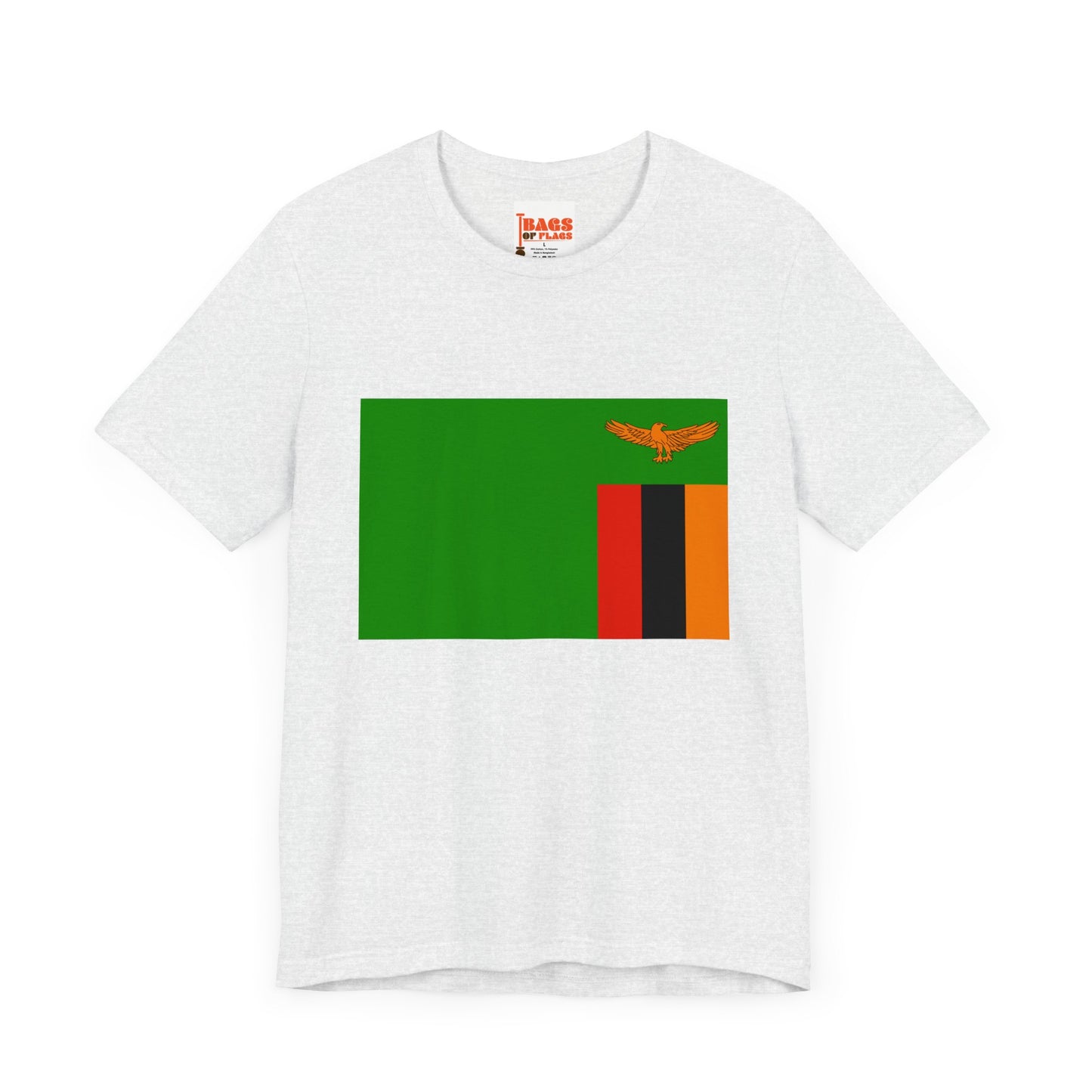 Zambia Flag on T-shirt