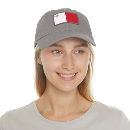 Malta Leather Patch Hat
