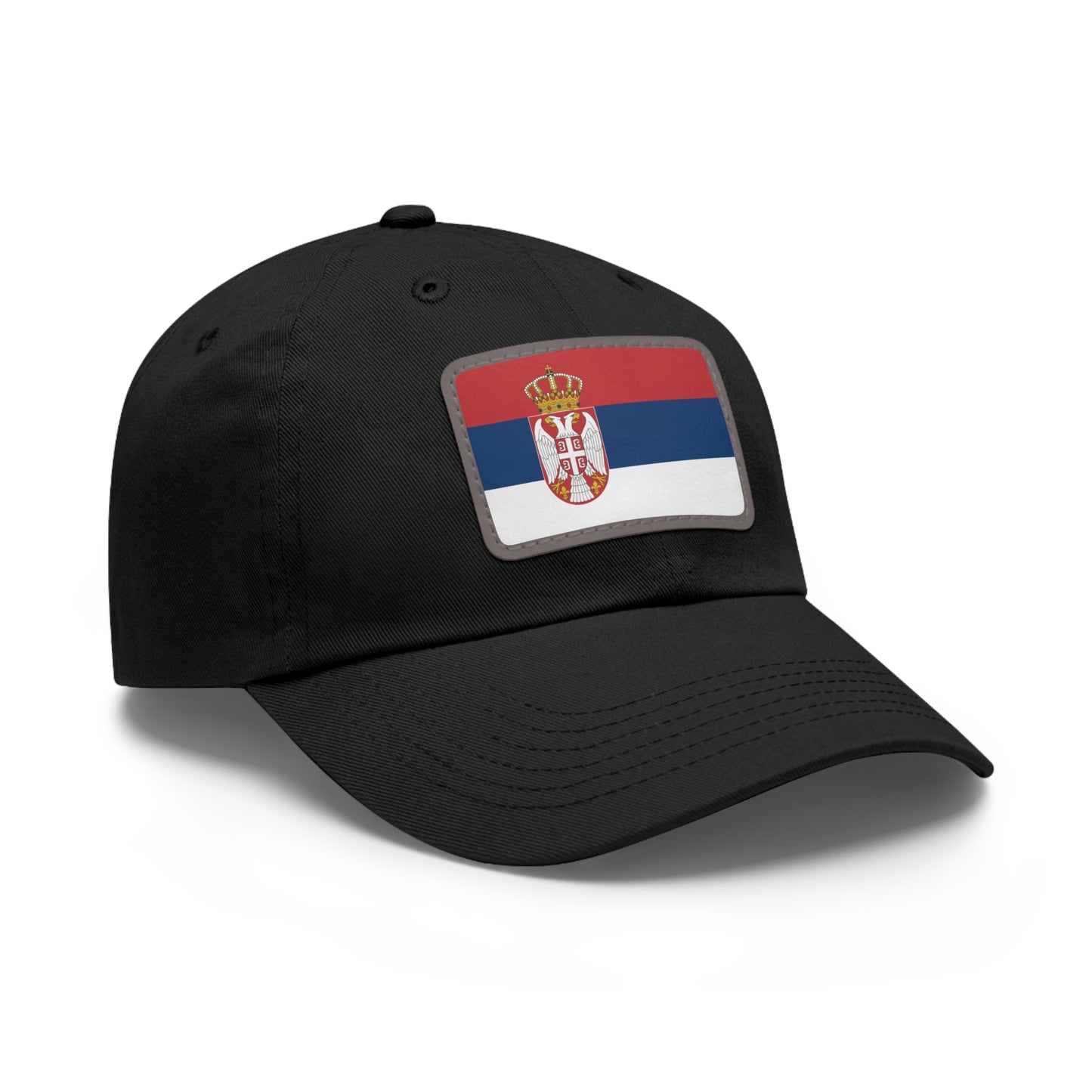 Serbia Leather Patch Hat