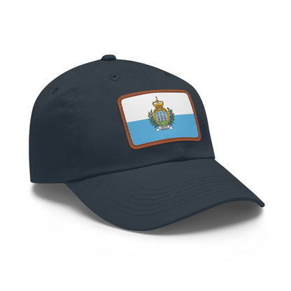 San Marino Leather Patch Hat