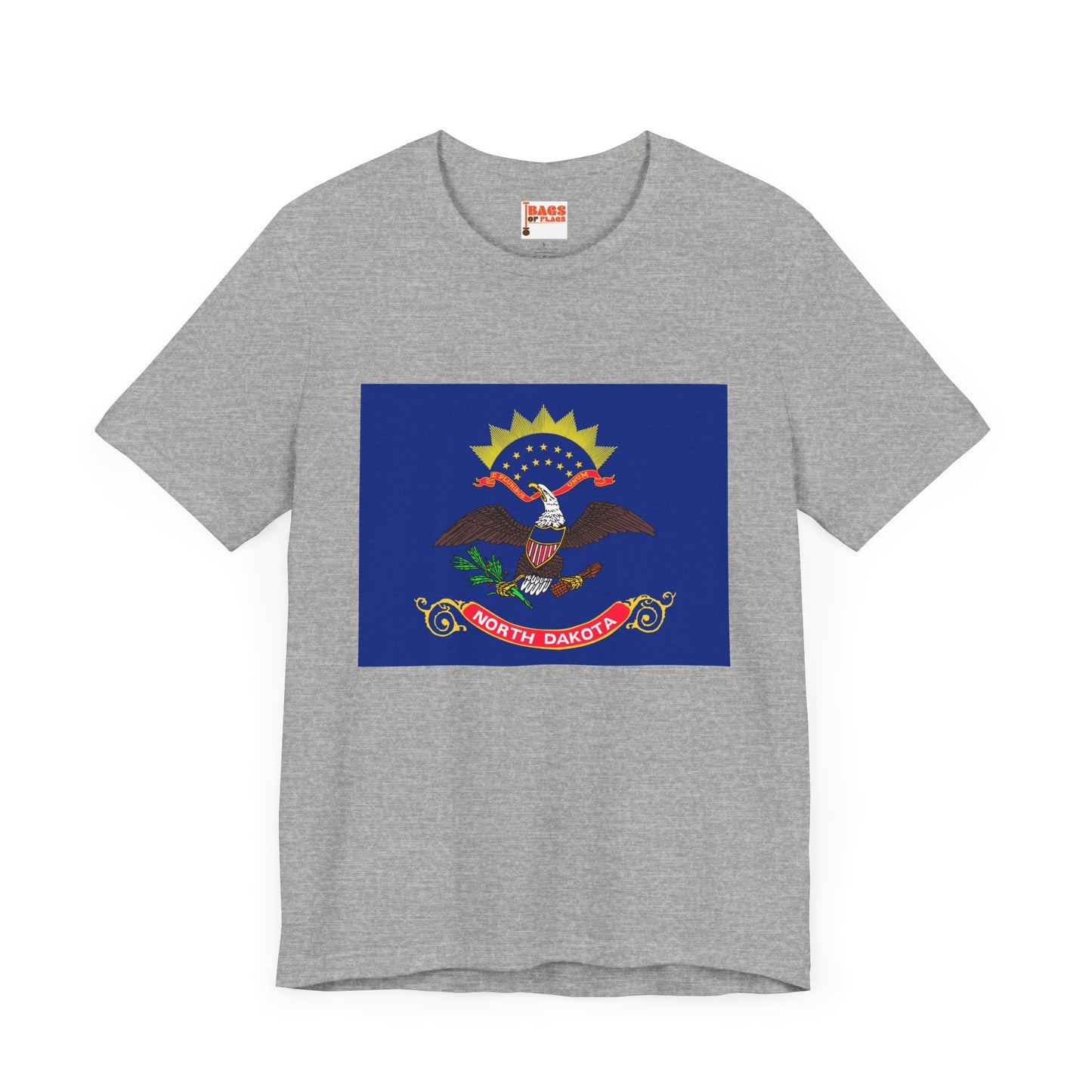 North Dakota Flag T-shirts