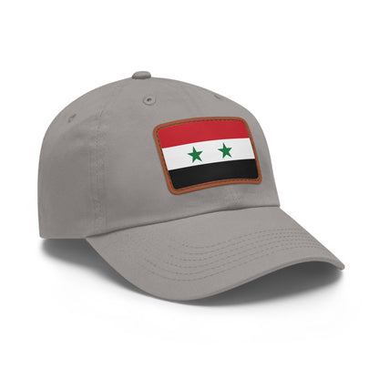 Syria Leather Patch Hat
