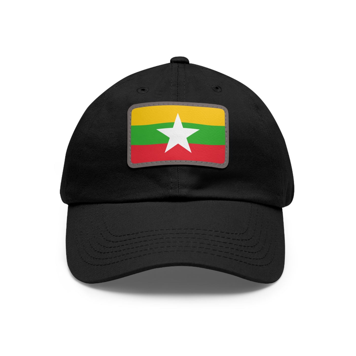 Myanmar Leather Patch Hat