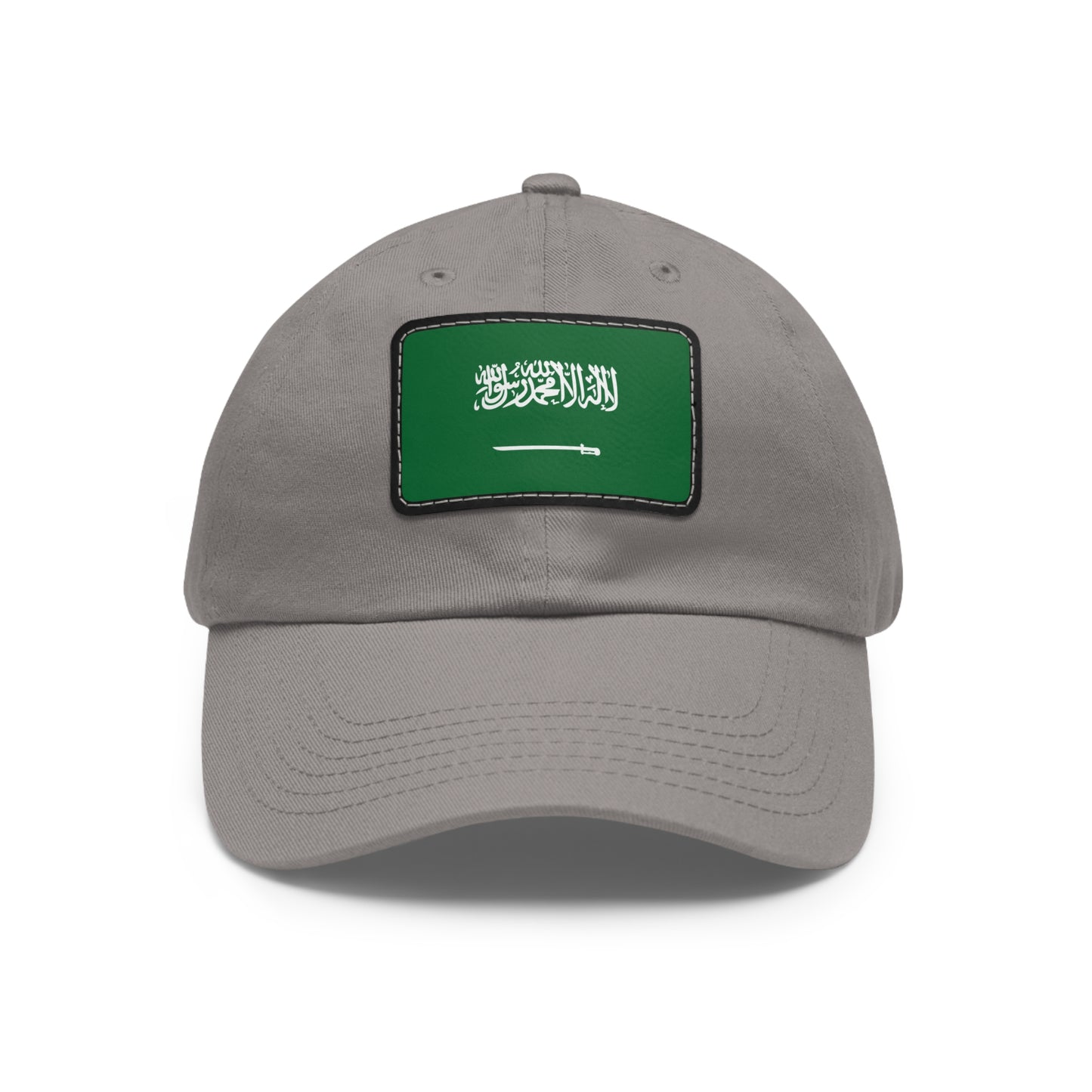 Saudi Arabia Leather Patch Hat